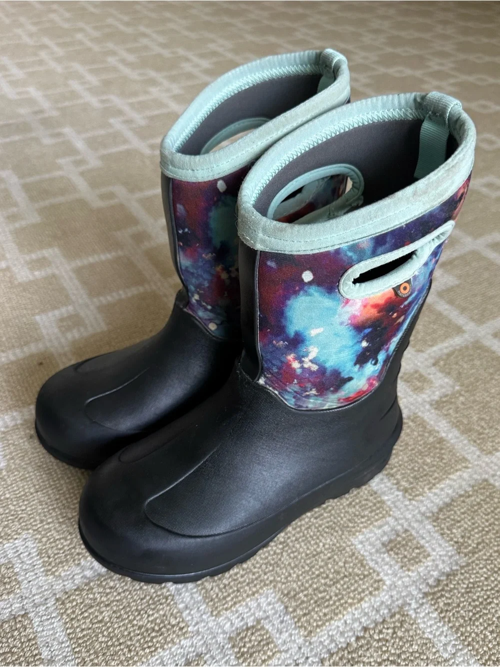 BOGS Neo-Classic Waterproof Insulated Winter Snow Boots Galaxy Kids Size 2